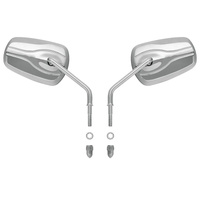 Attitude Inc Universal 8mm Chrome Rear View Mirror for Harley Touring