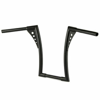 Attitude Inc Bonanza 18" Black Powder Coat Ape Hangers 1-1/4" Harley Softail