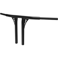 Attitude Inc T Factor 1-1/4" T-Bar Handlebar 12" Rise Black Harley Dyna Softail