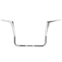 Attitude Inc Wide Bonanza 14" 1-1/4" Handlebar Chrome Harley Touring FLHT FLHTC