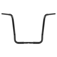 Attitude Inc Wide Ape Handlebars 17in Rise 1-1/4in Black Powder Coat Harley