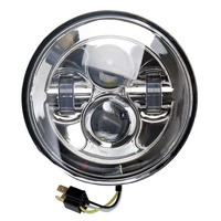 Attitude Inc Headlight insert 7 Inch LED Daymaker Chrome For Harley