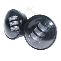 Attitude Inc Headlight insert 4-1/2 Daymaker Black For Harley