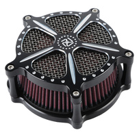 Attitude Inc Air Filter Assembly Billet Aluminium Black Carby EFI Harley Sportst