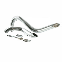 Attitude Inc Chrome 1 3/4 Drag Exhaust Headers for Harley Touring Sportster