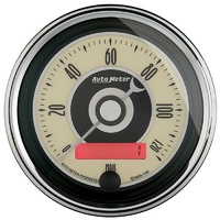 Auto Meter Cruiser AD Speedometer 3-3/8" In-Dash Programmable 0-120 mph AU1187