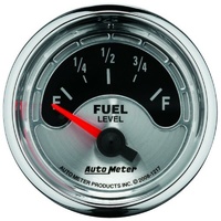 Auto Meter American Muscle Fuel Level Gauge 2-1/16" 240 ohms 33 ohms AU1217