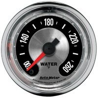 Auto Meter American Muscle Water Temperature Gauge 2-1/16" 100-260°F AU1255