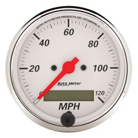 Arctic White Speedometer