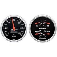 Auto Meter Designer Black Series Quad Gauge/Speedometer Kit 5" AU1403