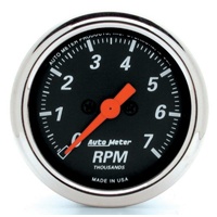 Auto Meter Designer Black Series Tachometer 2-1/16" In-Dash 0-7,000 rpm AU1477