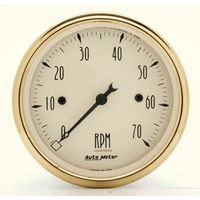 Auto Meter Golden Oldies Tachometer 3-1/8" In-Dash Electric 0-7,000 rpm AU1595