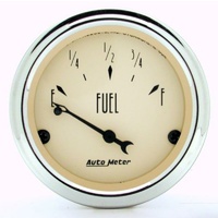 Auto Meter Antique Beige Series Fuel Level Gauge 2-1/16" GM 0 ohm-90 ohm AU1815