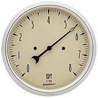 Auto Meter Antique Beige Tachometer 5" In-Dash Electric 0-8,000 rpm AU1899