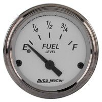 Auto Meter American Platinum Series Fuel Level Gauge 2-1/16" 240 ohm-33 ohm