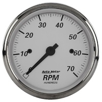 Auto Meter American Platinum Tachometer 3-1/8" In-Dash Electric 0-7,000 rpm