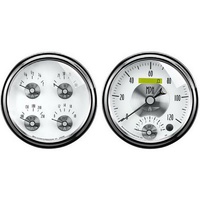 Auto Meter Prestige Series Pearl Quad Gauge/Speedometer Kit 5" AU2008