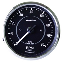 Auto Meter Cobra Speedometer 4" In-Dash Mechanical Reverse Sweep 0-180 mph