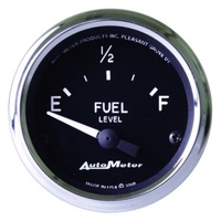 Auto Meter Cobra Series Fuel Level Gauge 2-1/16" Short Sweep 240 ohm-33 ohm