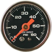 Auto Meter Auto gage Series Fuel Pressure Gauge 1-1/2" Black 0-60 psi AU2173