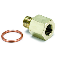 Auto Meter Oil Pressure Metric Adapter Brass female 1/8" NPT to M10x1 AU2265