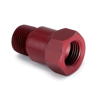 Auto Meter Temperature Adapter Red Aluminium male 3/8" NPT female 5/8"-18 UNF