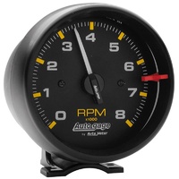 Auto Meter Auto gage Tachometer 3-3/4" Pedestal Mount Black 0-8,000 rpm