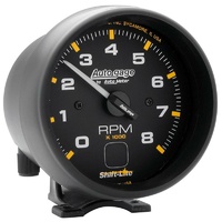 Auto Meter Auto gage Shift-Lite Tachometer 3-3/4" Pedestal Black 0-8,000rpm