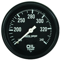 Auto Meter Auto gage Series Oil Temperature Gauge 2-5/8" Mechanical 100-340°F