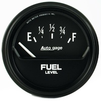 Auto Meter Auto gage Series Fuel Level Gauge 2-5/8" Electric GM 0 ohm-90 ohm