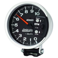 Auto Meter Auto gage Tachometer 5" Pedestal Mount Memory Black 0-10,000 rpm