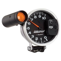 Auto Meter Auto gage Monster Shift-Lite Tachometer 5" Pedestal Mount 0-10,000rpm