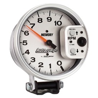 Auto Meter Auto gage Tachometer 5" Pedestal Mount Memory Silver 0-10,000rpm