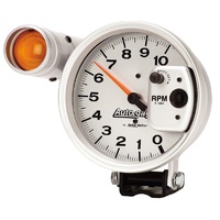 Auto Meter Auto gage Shift-Lite Tachometer 5" Pedestal Mount Silver 0-10,000 rpm
