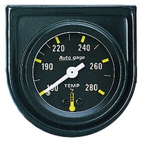 Auto Meter Auto gage Series Water Temperature Gauge 1-1/2" Mechanical 130-280°F