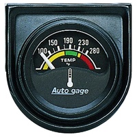 Auto Meter Auto gage Series Water Temperature Gauge 1-1/2" Electric 100-280°F
