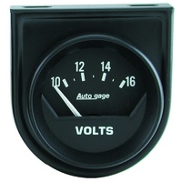 Auto Meter Auto gage Series Voltmeter Gauge 2-1/16" Individual 10-16 volts
