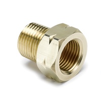 Auto Meter Temperature Adapter Brass 3/8" NPT for Auto gage Mechanical gauge