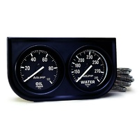Auto Meter Auto gage Two-Gauge Console 2-1/16" Full Sweep Mechanical AU2392