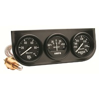 Auto Meter Auto gage Three-Gauge Console 2-1/16" Mechanical AU2393