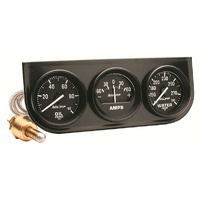 Auto Meter Auto gage Three-Gauge Console 2-1/16" Mechanical AU2393