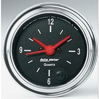 Auto Meter Traditional Chrome Series Clock 2-1/16" Quartz w/Seconds AU2585