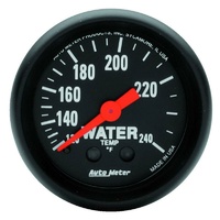 Auto Meter Z-Series Water Temperature Gauge 2-1/16" Mechanical 120-240°F AU2607