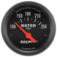 Auto Meter Z-Series Water Temperature Gauge 2-1/16" Electric 100-250°F AU2635
