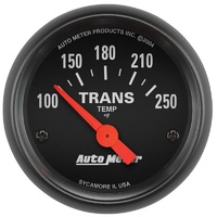 Auto Meter Z-Series Transmission Temperature Gauge 2-1/16" Electric 100-250°F