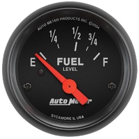 Auto Meter Z-Series Fuel Level Gauge 2-1/16" Electric for Ford 73-8-12 ohms AU2642