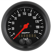 Auto Meter Z-Series GPS Speedometer 3-3/8" In-Dash Programmable 0-225 kph
