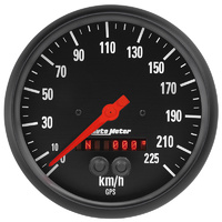 Auto Meter Z-Series GPS Speedometer5" In-Dash Electrical Programmable 0-225 kph