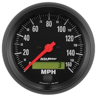 Auto Meter Z-Series Speedometer 3-3/8" In-Dash Electrical Programmable 0-160 mph