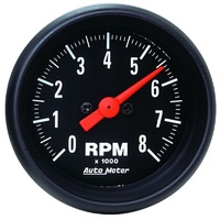 Auto Meter Z-Series Tachometer 2-1/16" In-Dash 0-8,000 rpm AU2698